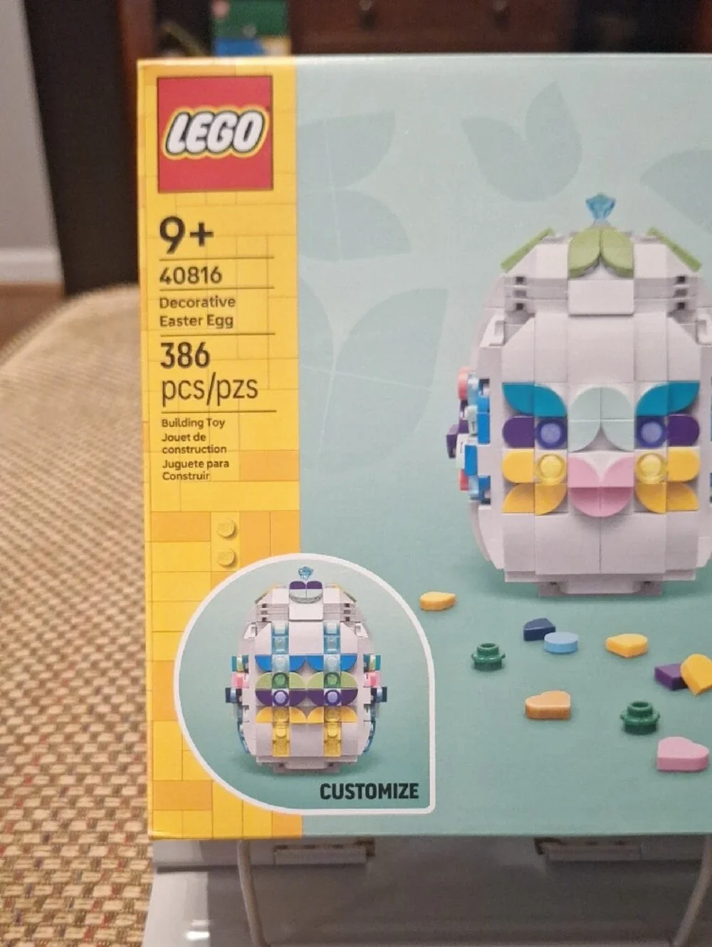 LEGO Decorative Easter Egg Building  40816 Ages 9+